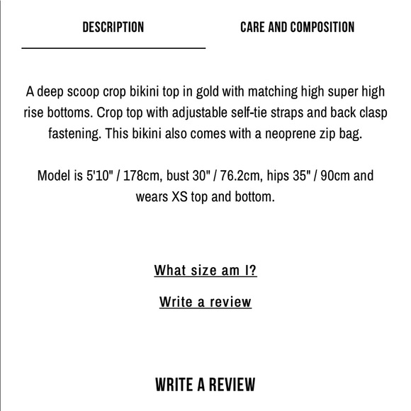 Triangl Rhay Toto bikini (large top, medium bottom) - Picture 4 of 6